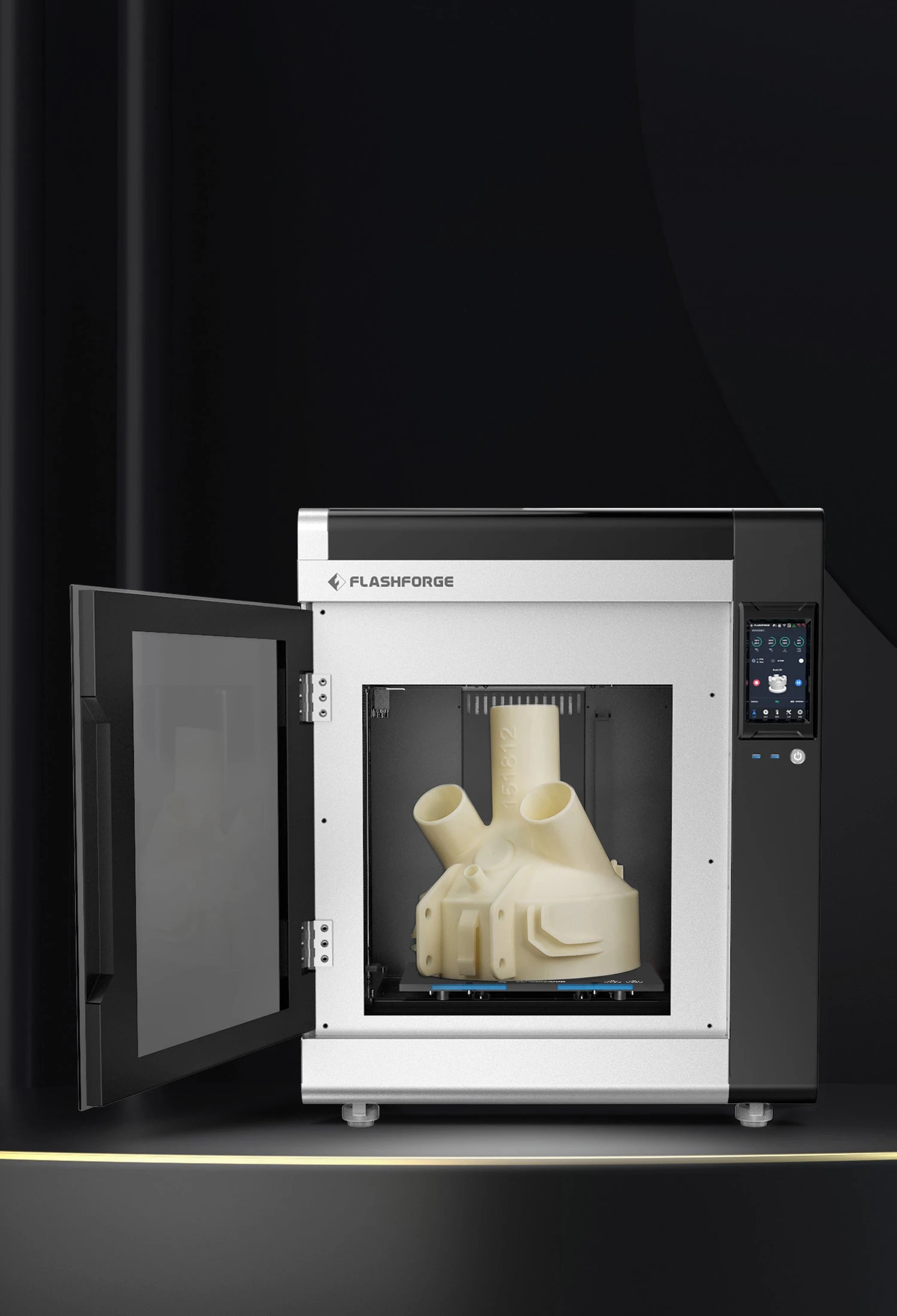 65℃ chamber of flashforge creator 4 3d printer