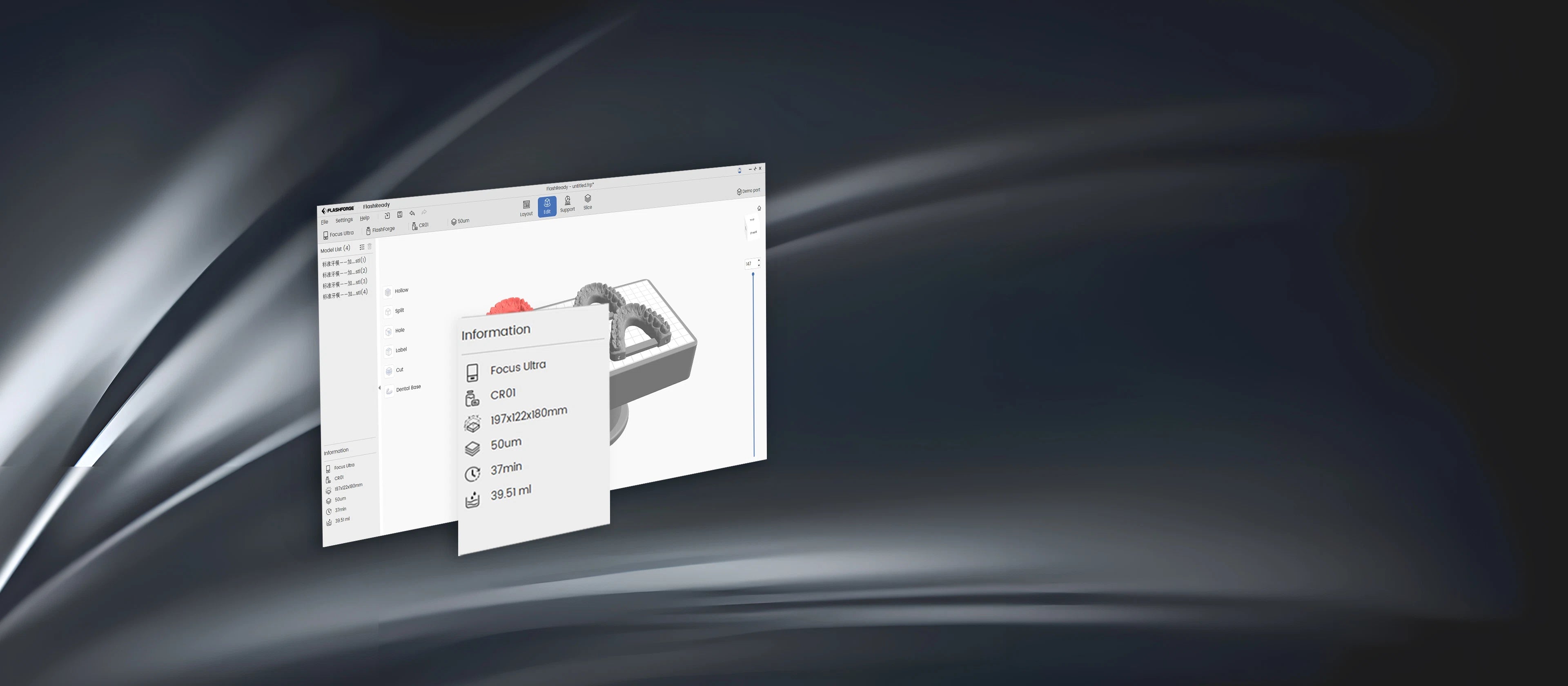 Detailed Print Information