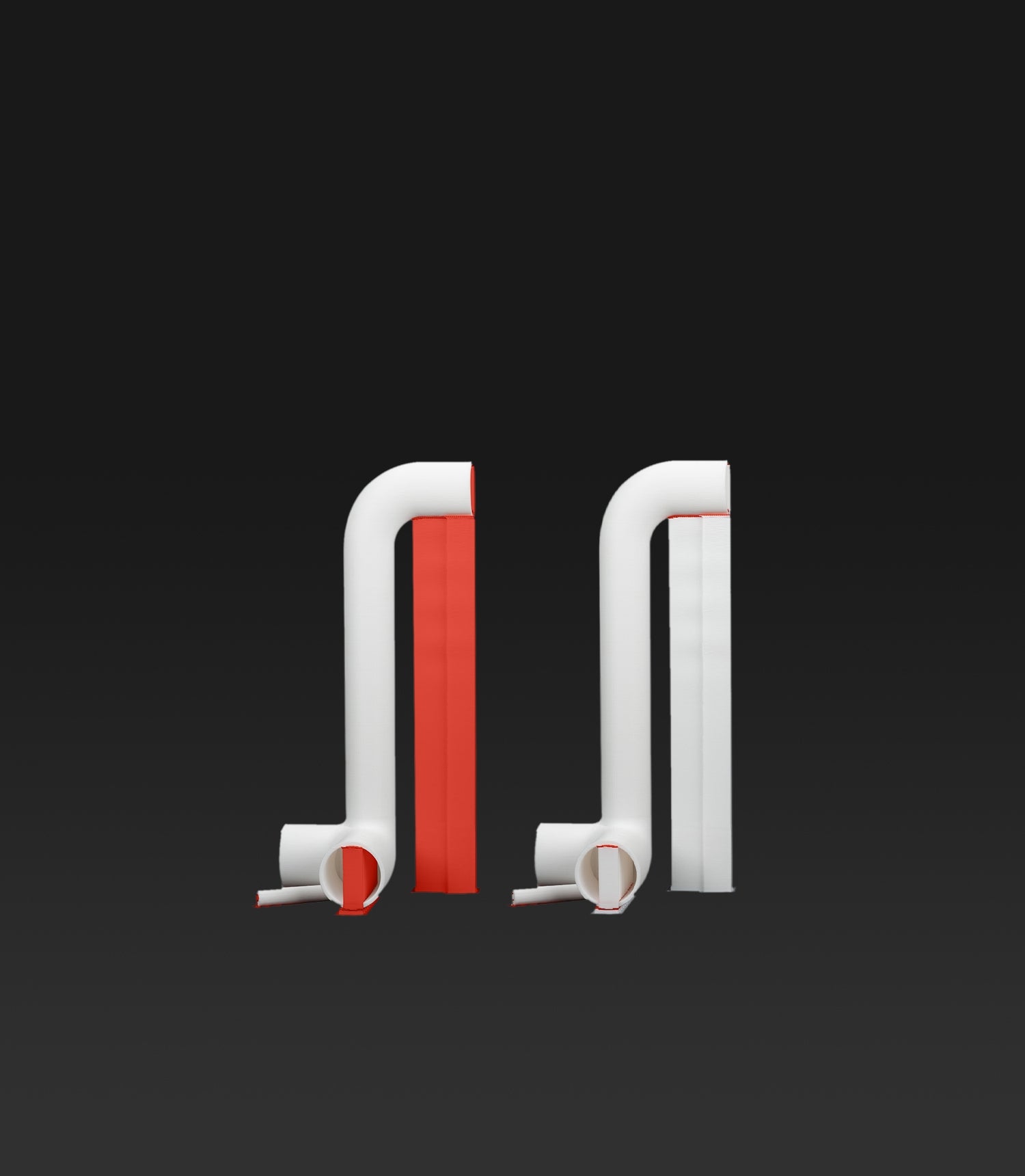 3D Printed Pipe Model