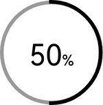 icon of 50%