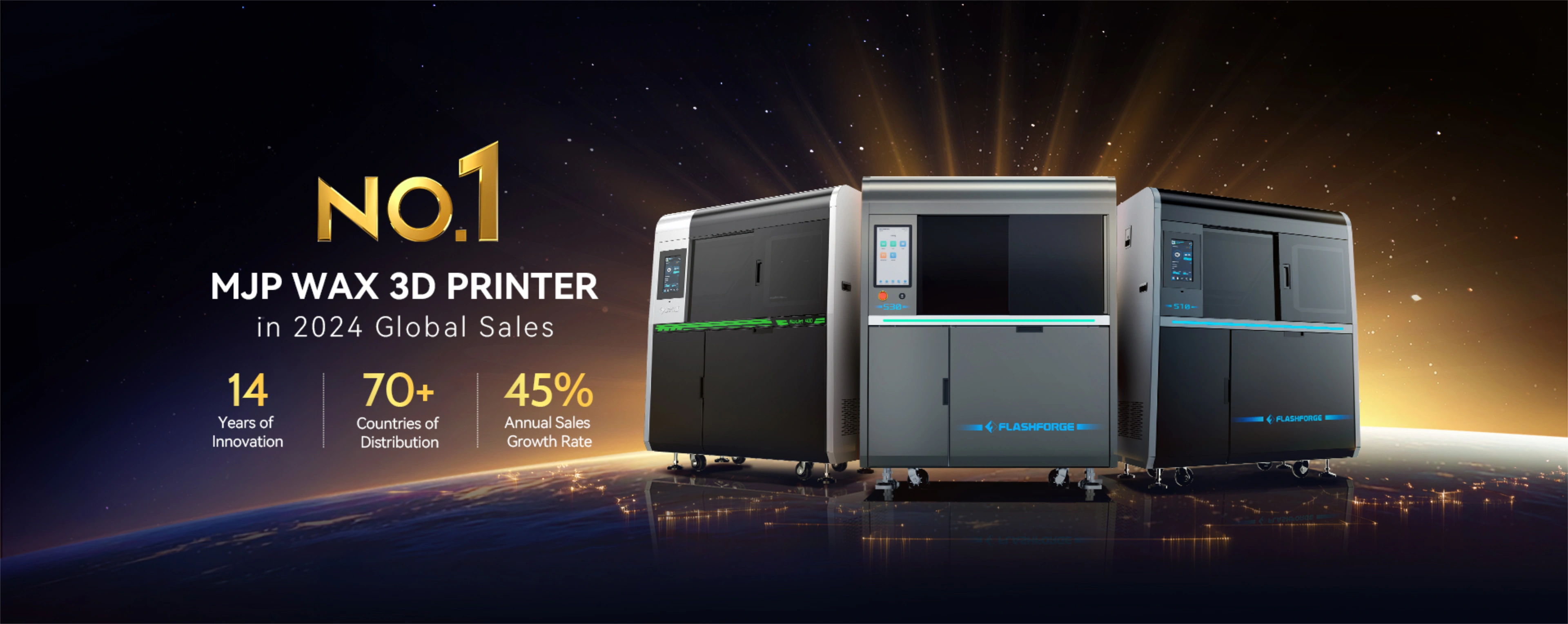 MJP_wax_3d_printer_is_world_NO.1_in_2024_global_sales