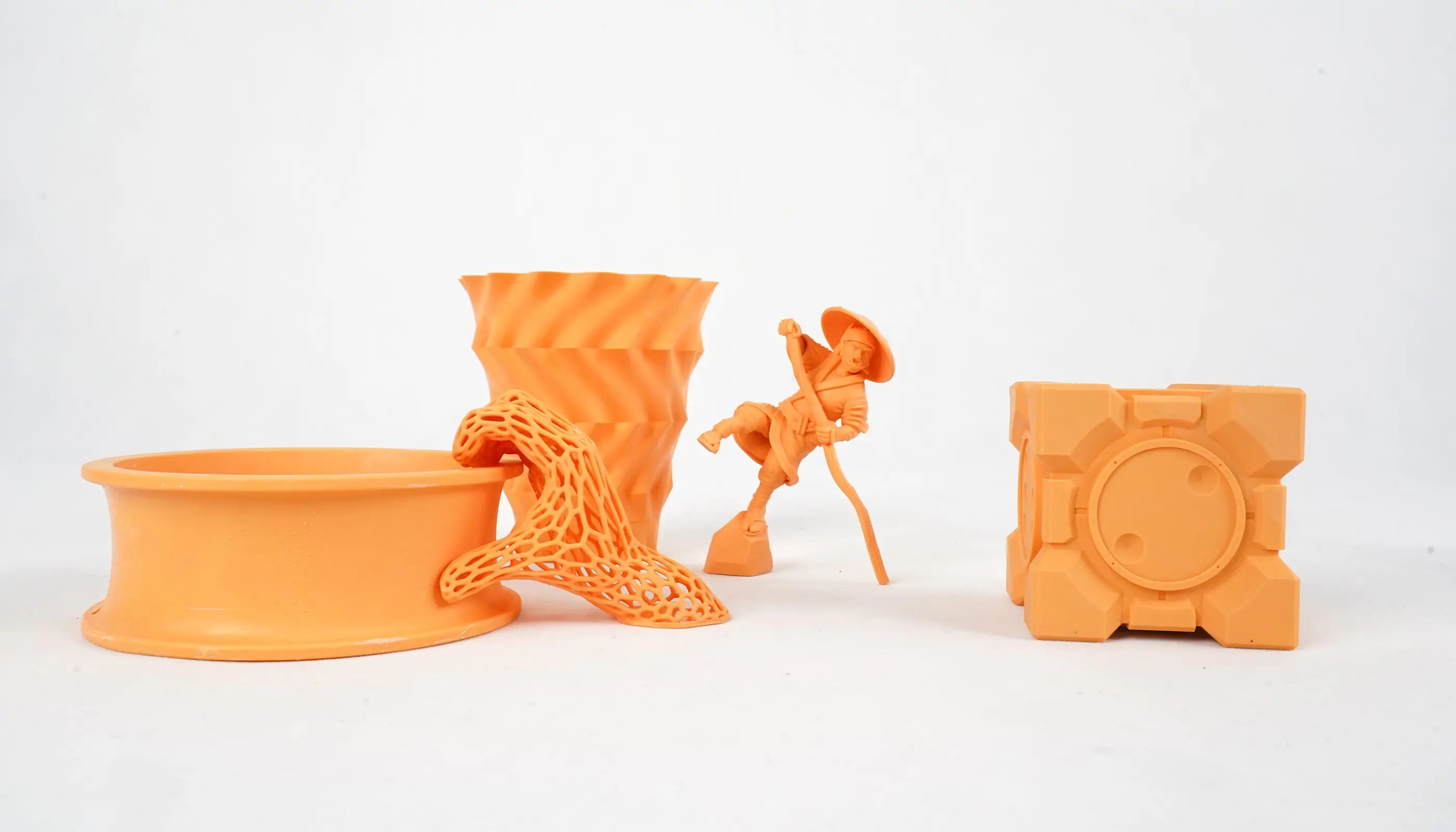 3d printed model with resin materials