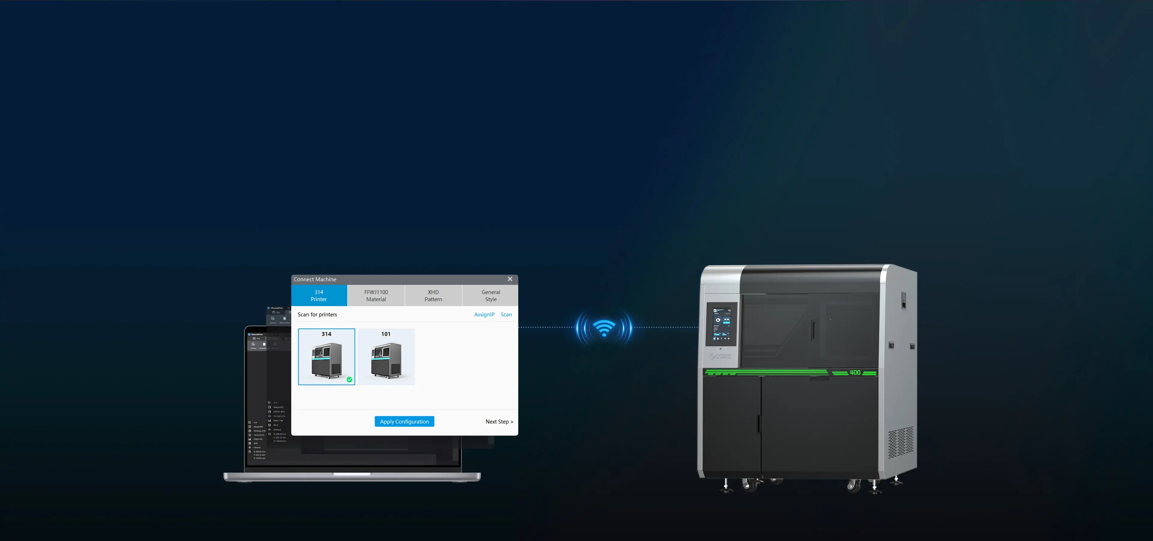 Fully-automatic Equipment Connection and Configuration