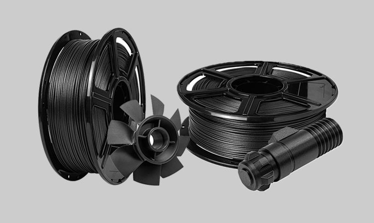 3D printing application: carbon fiber composites with higher strength performance