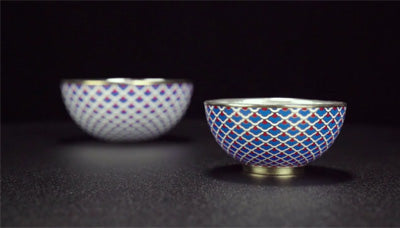 Enameling bowls printed by flashforge waxjet 400 3d printer