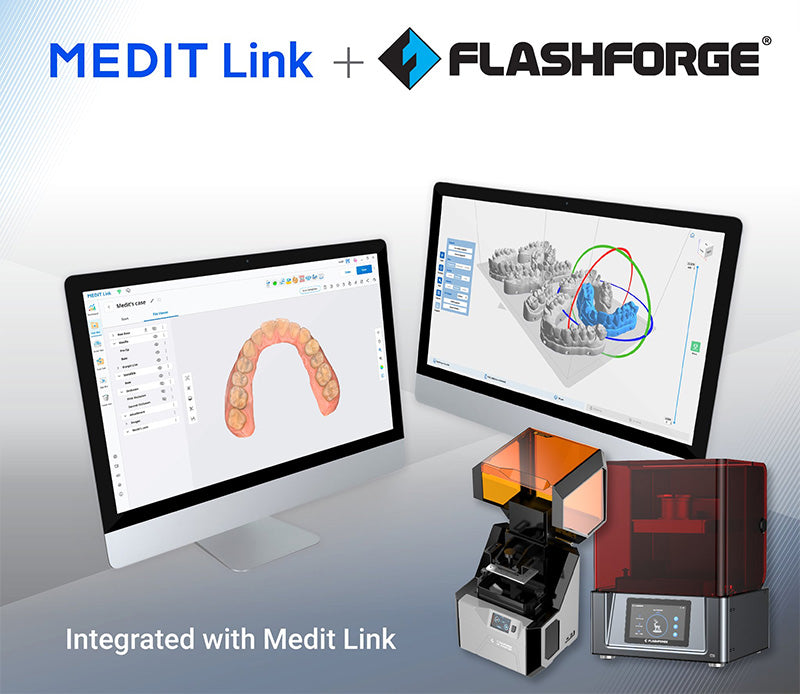 Medit Partners with Flashforge: Application of Digitization in Dentistry