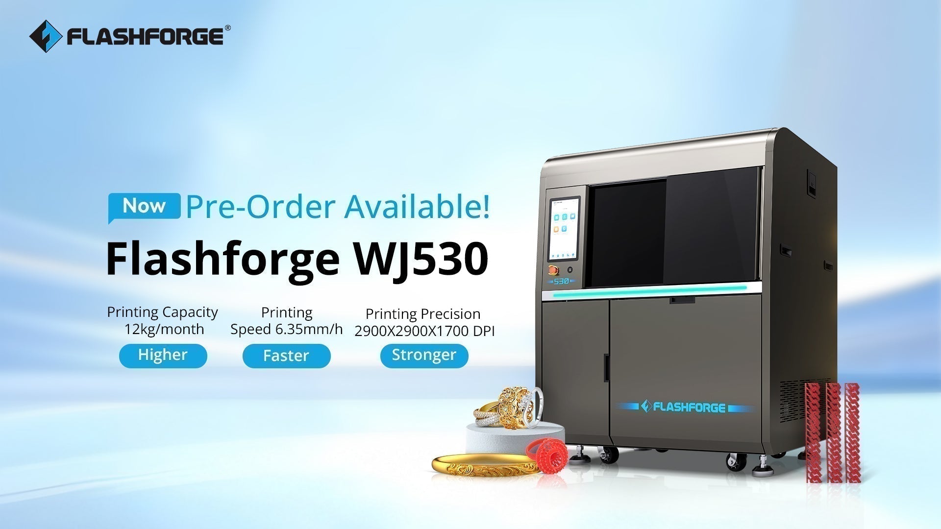 Everything You Need to Know About the Flashforge WJ530 Wax 3D Printer