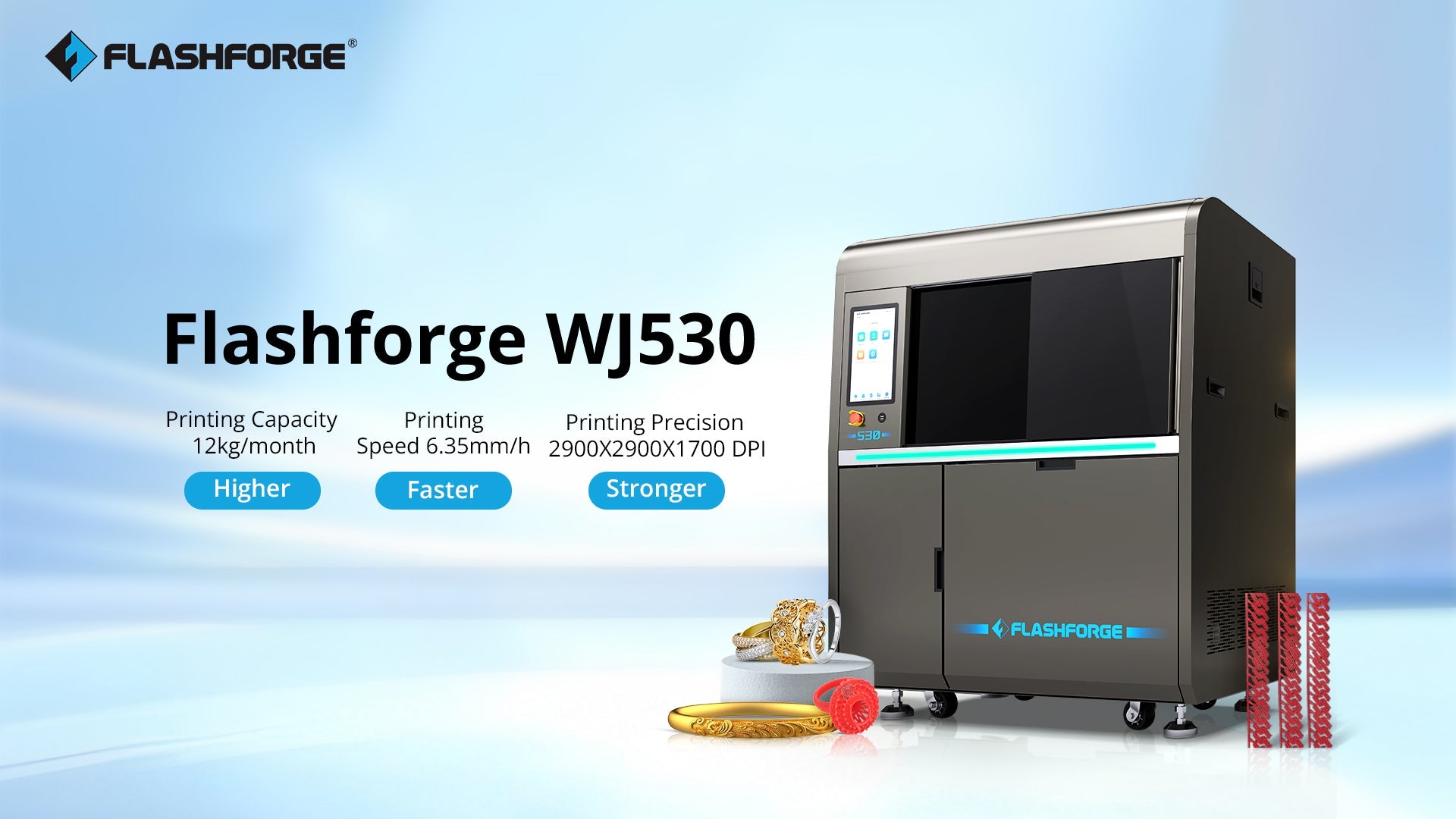 flashforge wj530 3d printer