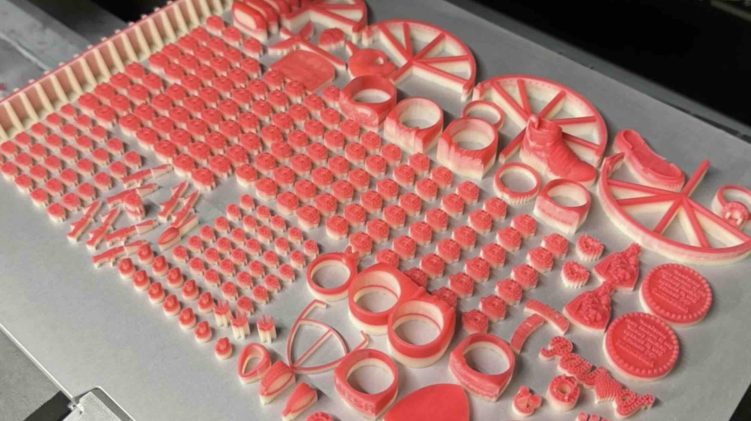 wax mold with printing plate