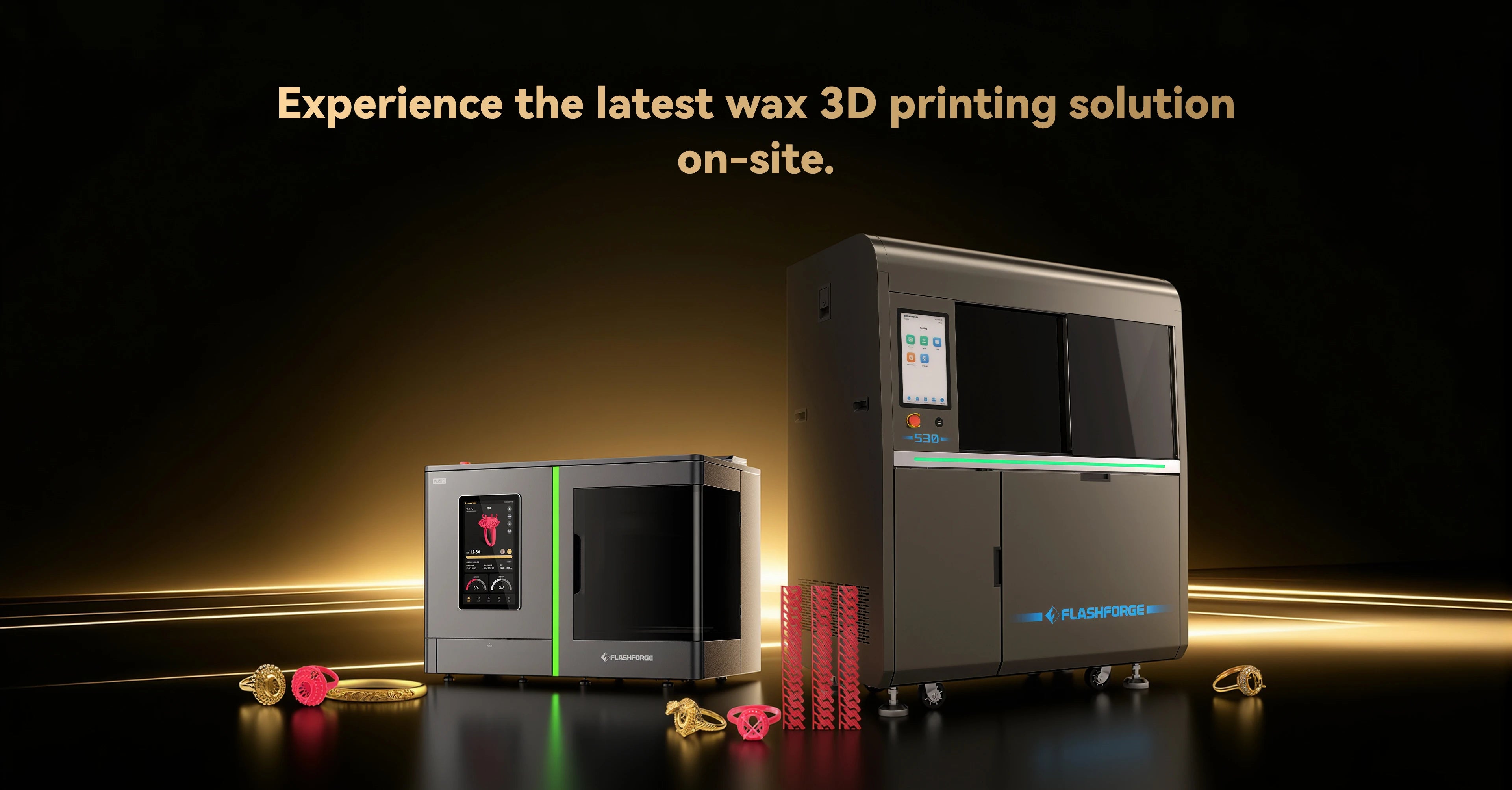 experience the latest wax 3d printing solution on-site