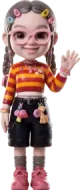 Printed chibi figure