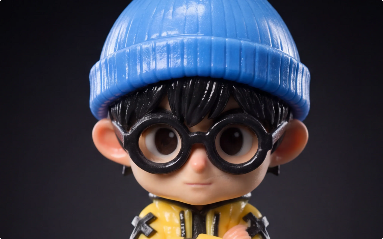 CJ270 7 micron precision close-up of full-color print surface