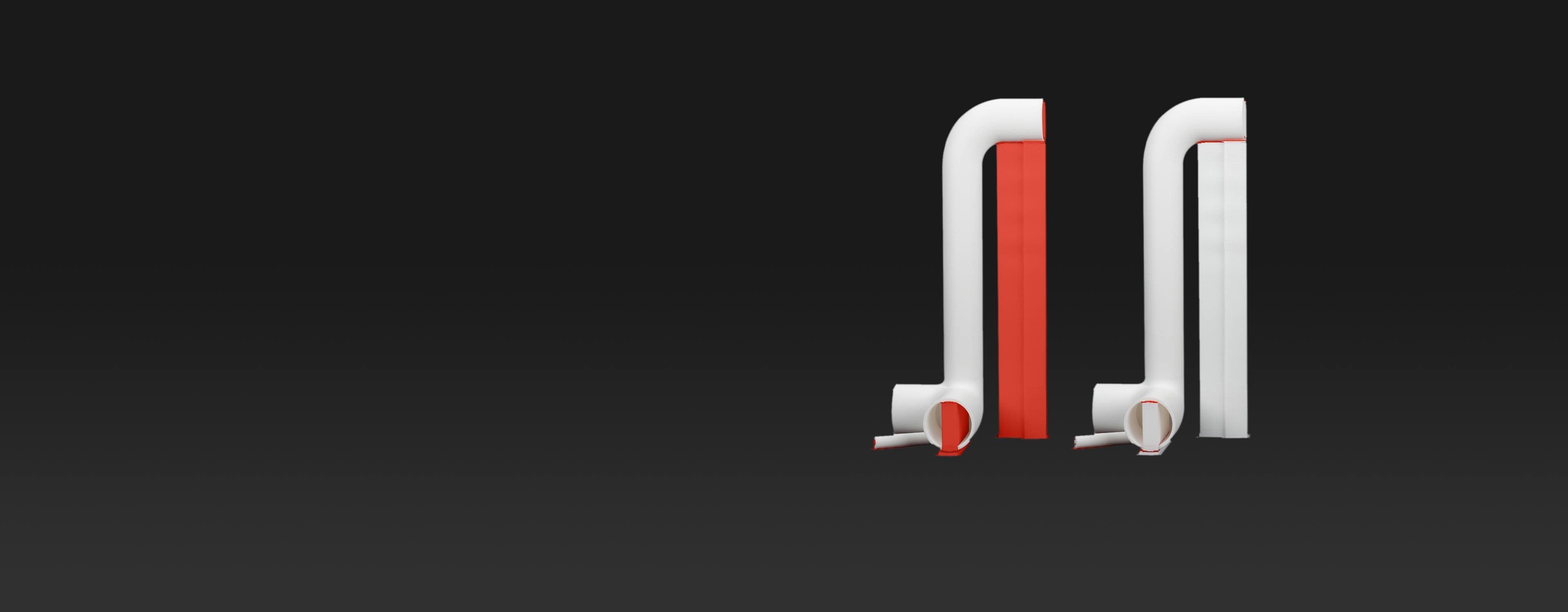 3D Printed Pipe Model