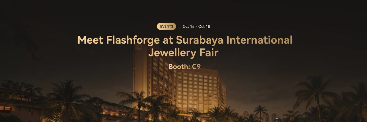 meet flashforge at surabaya international jewellery fair 