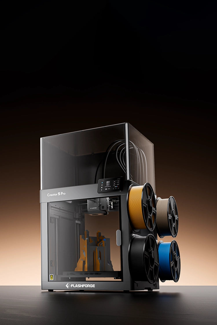 Flashforge Creator 5 Pro | 4-Toolhead Multi-Color 3D Printer