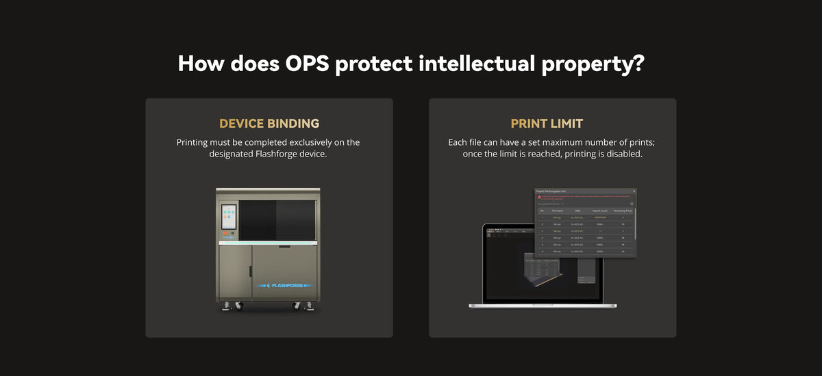 Flashforge OPS｜Copyright Protection System for Jewelry Design