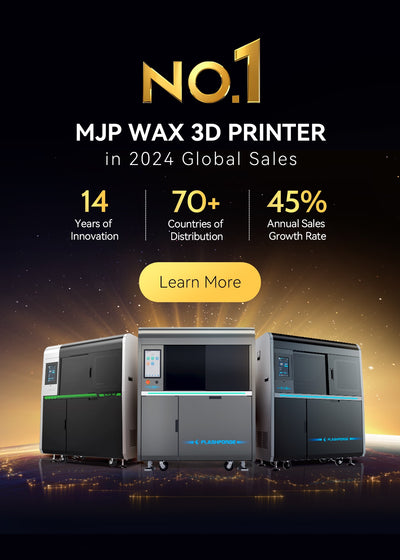 Industrial 3D printers: WaxJet, FDM & DLP for precision manufacturing